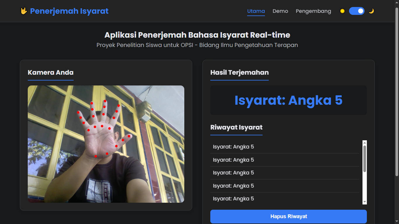 Penerjemah Bahasa Isyarat