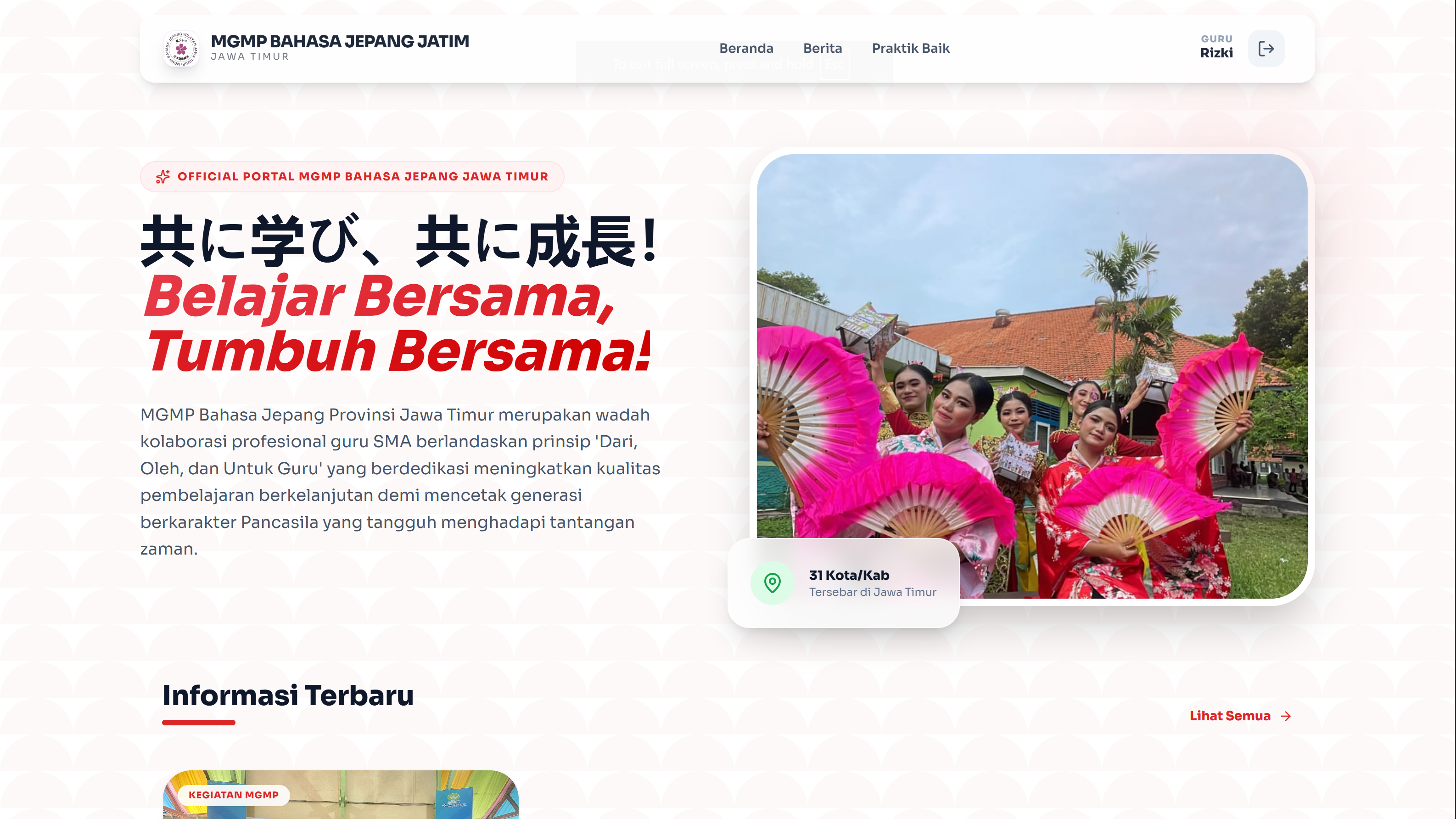 SIM MGMP Bahasa Jepang Jawa Timur